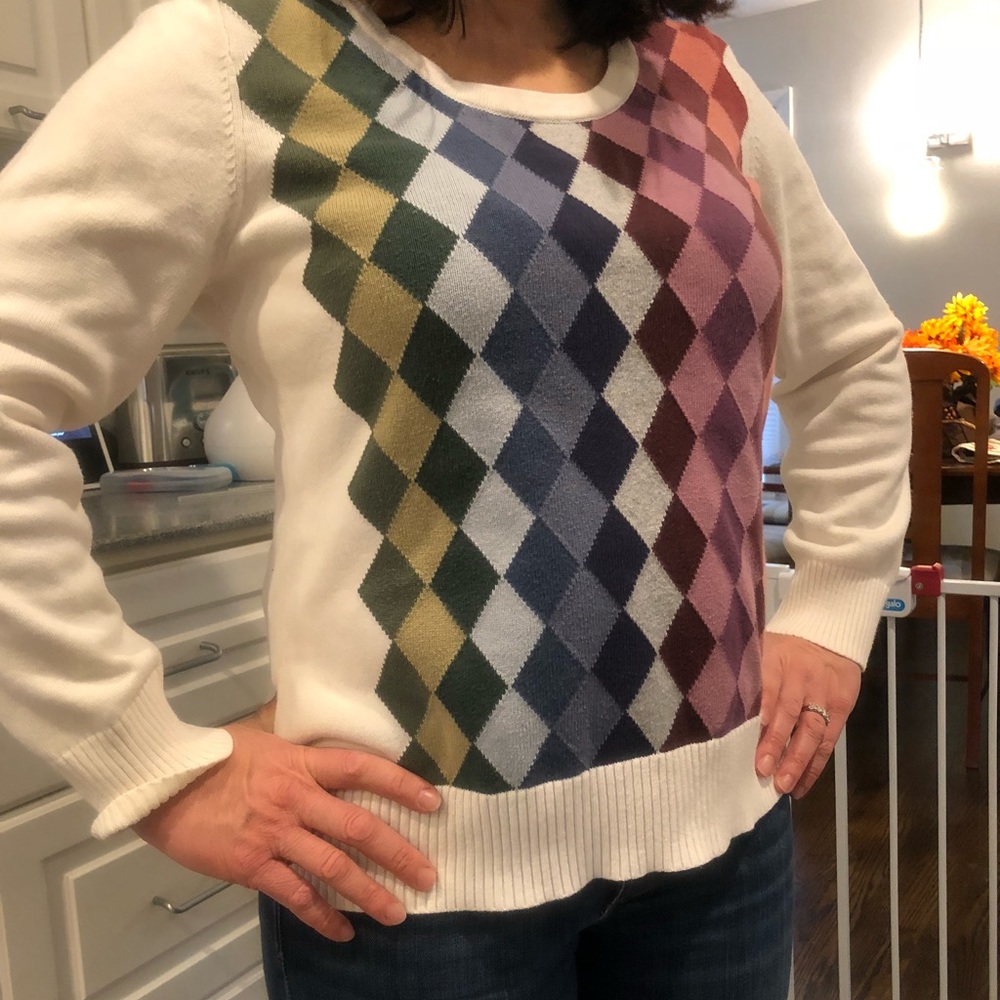 Harlequin sweater